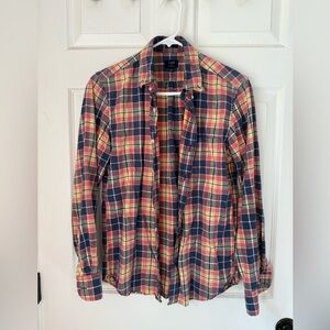 J. Crew Men's Multicolor Plaid Shirt